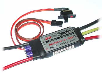 商品一覧（飛行機＆ヘリ用アンプ→ハッカー ブラシレスモーター用