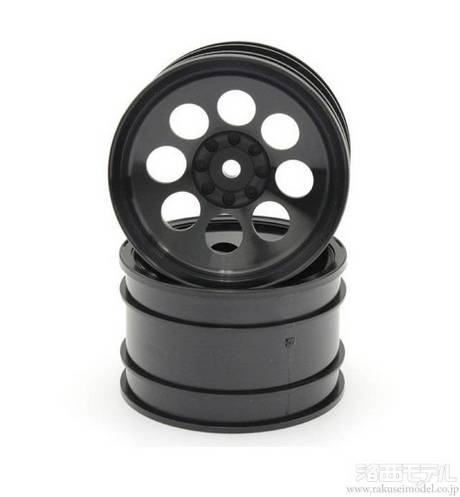京商 OTH245BK 8穴ホイール 50MM(ブラック/2コ/オプティマ)：ラジコン