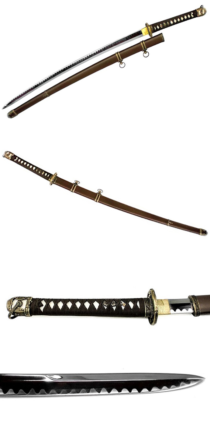 楽天市場】模造刀 軍刀 GN-13 村田刀 陸軍大刀 軍茶柄 軍茶木鞘 尾形
