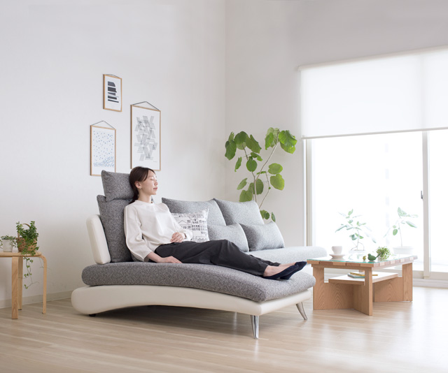 CREW ZERO Standard ソファ リラックスを形にした美しいカーブを描くデザイナーズソファ クルー