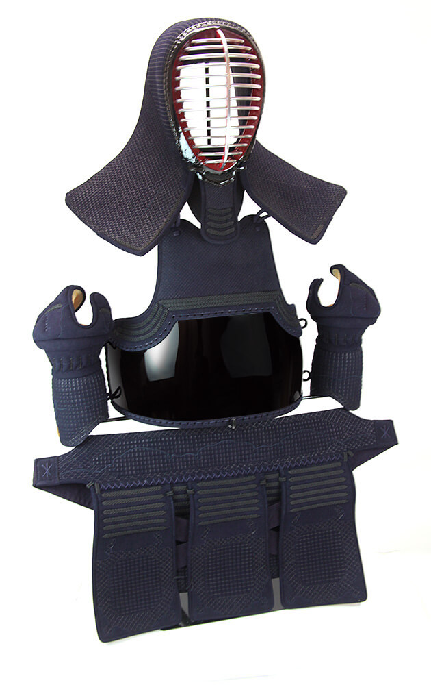 国産・受注製作】「極」ハイブリッドレザー 剣道防具セット【ﾐｼﾝ刺