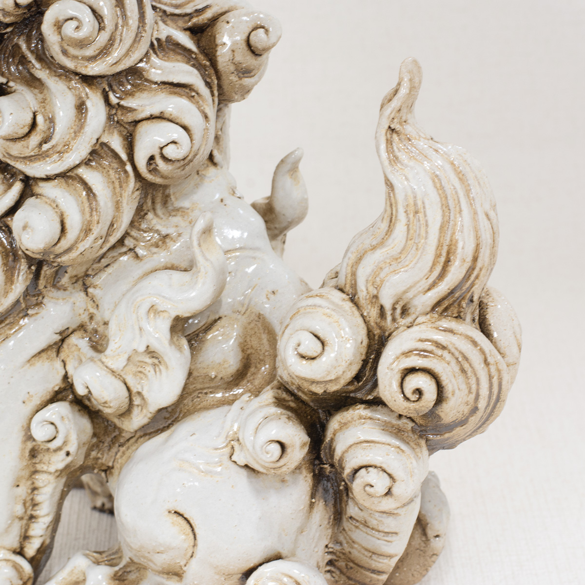 楽天市場】シーサー 置物 玄関飾り 名波均（アトリエQ） ペアシーサー