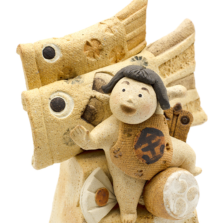 楽天市場】滝上真由美作 端午陶人形 金太郎段 送料無料 コンパクト