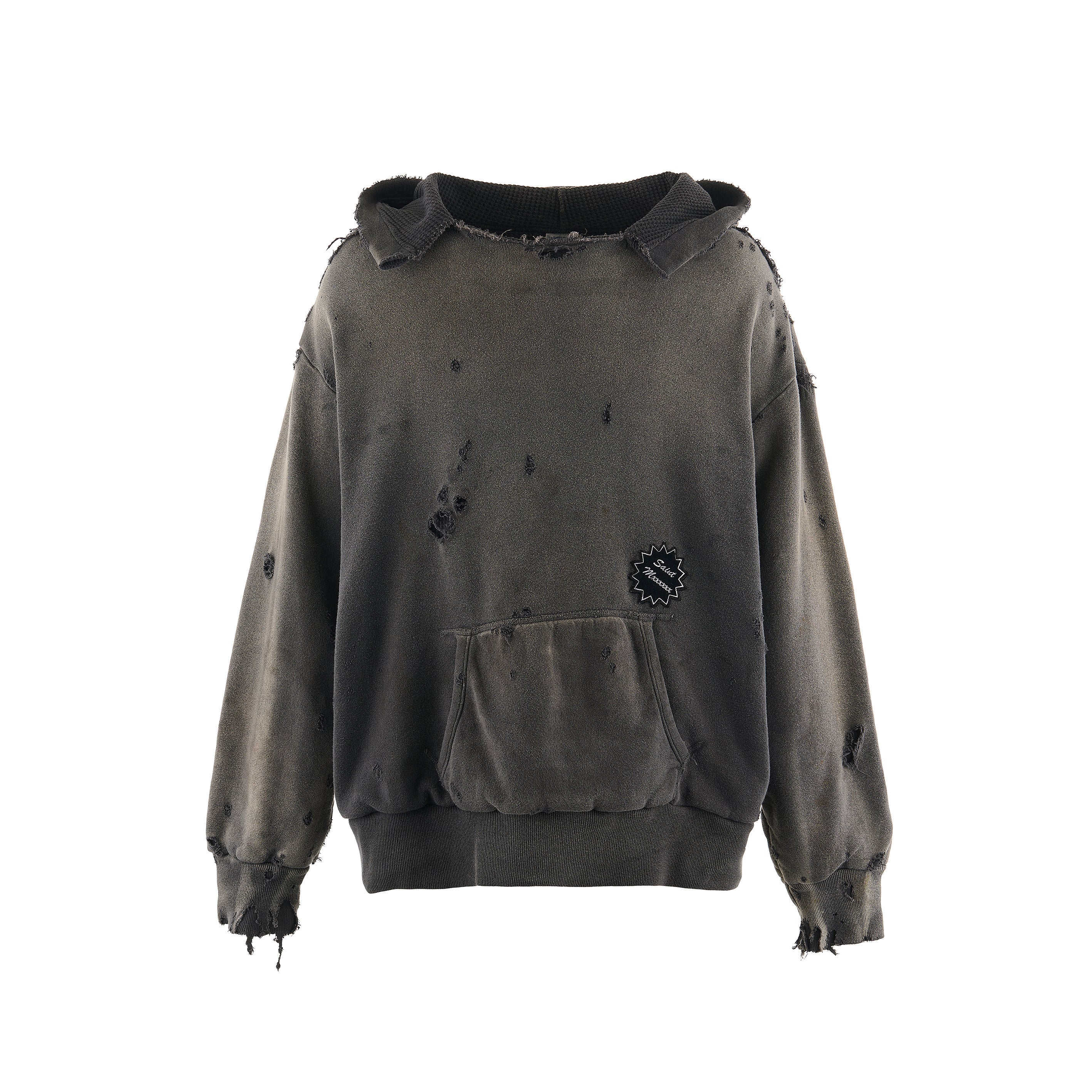 SAINT Mxxxxxx]HOODIE/DOUBLE FACE/BLACK(SM-HR8-0000-051) – R&Co.