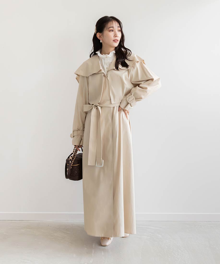 SALE】マルチWAYラッフルカラートレンチコートRANDA公式サイト