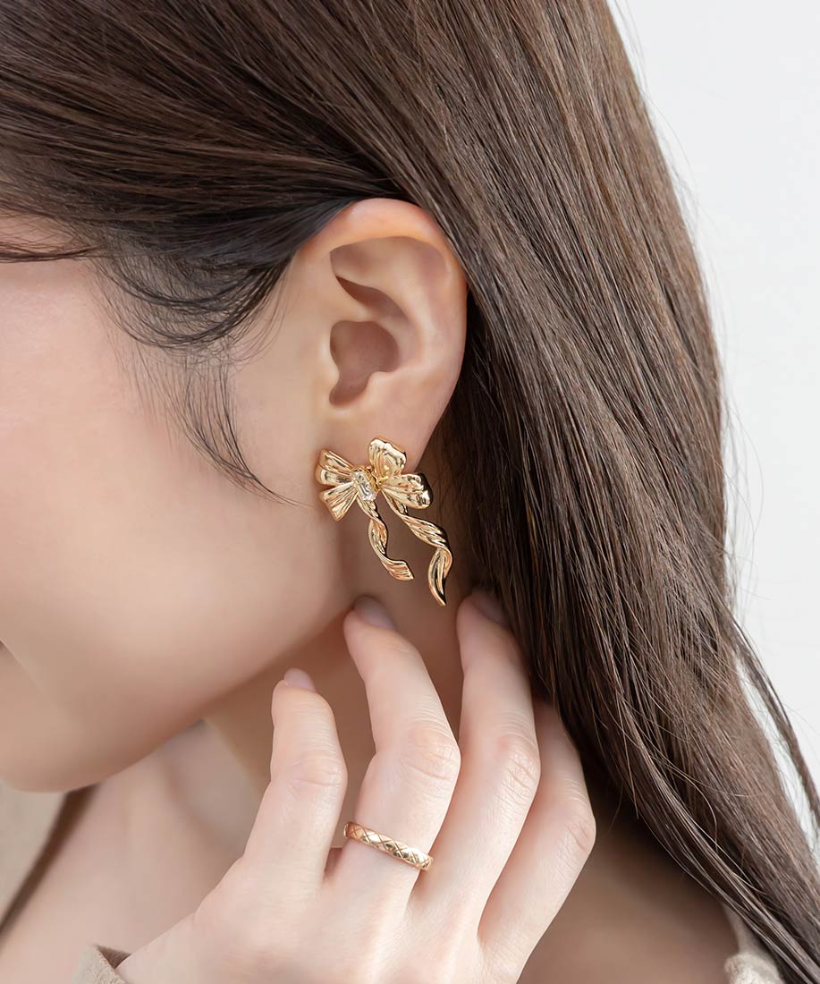 SALE】【Holiday Collection】リボンモチーフピアスRANDA公式サイト