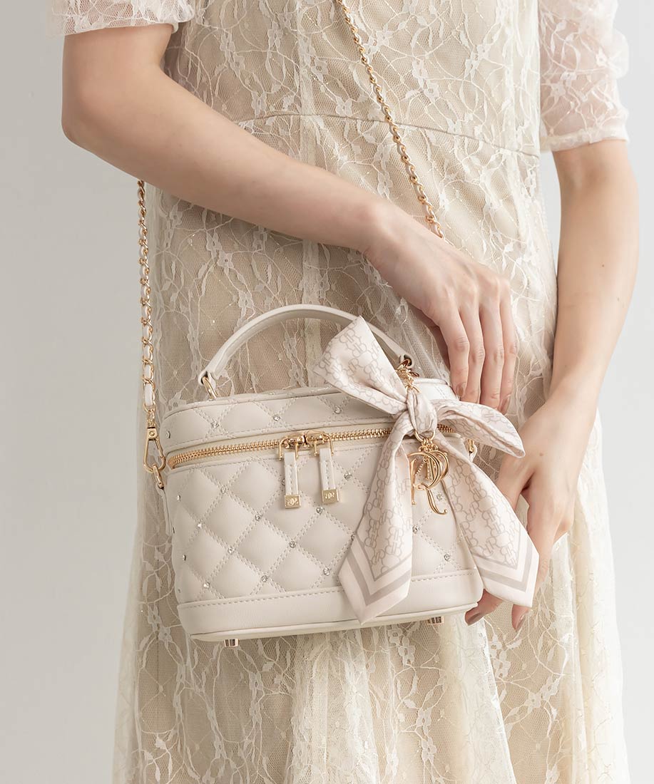 2WAY リボンチャームキルティングバニティバッグRANDA公式サイト