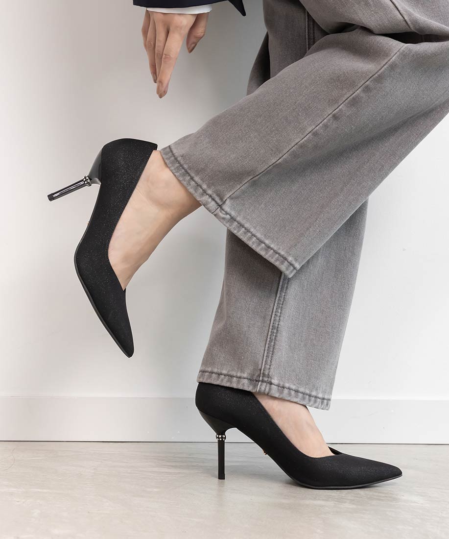 ビジューヒール グリッターパンプスRANDA公式サイト