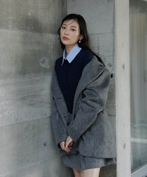 SALE】ウールライクシャギーテーラードジャケットRANDA公式サイト