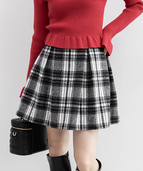 SALE】タックフレアミニスカートRANDA公式サイト