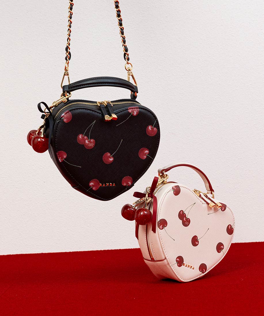 2WAYチェリープリントハートバックRANDA公式サイト