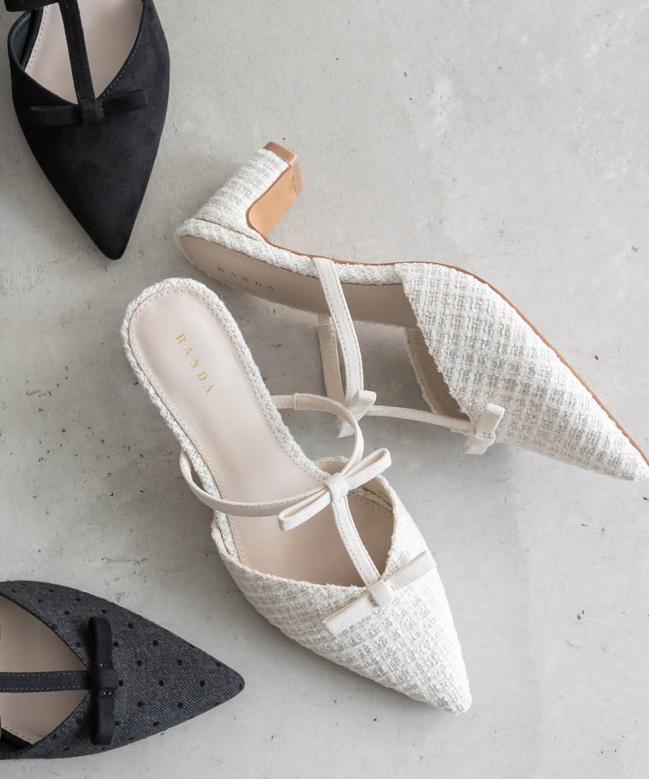 SALE】リボンTストラップミュールパンプスRANDA公式サイト
