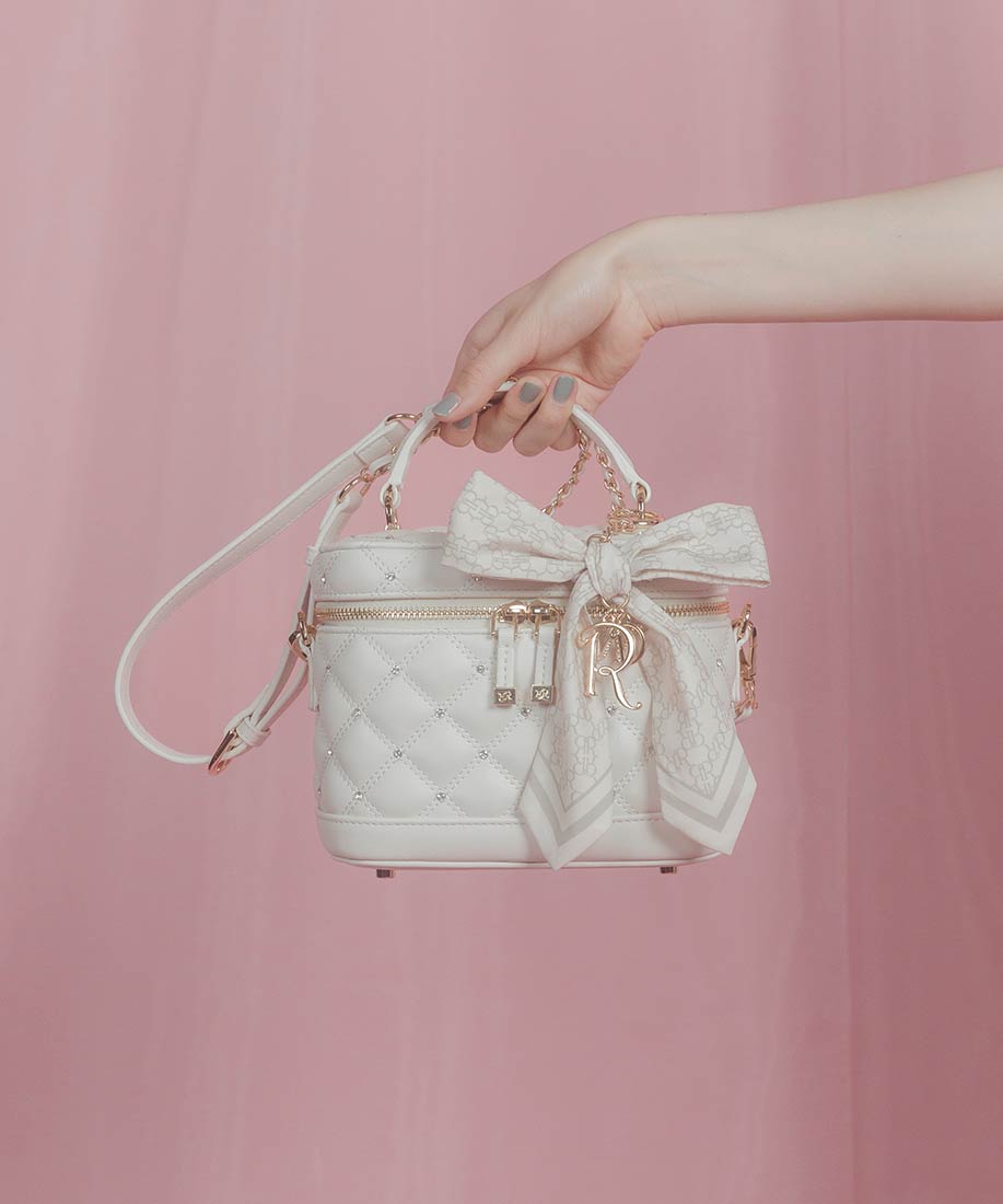 2WAY リボンチャームキルティングバニティバッグRANDA公式サイト