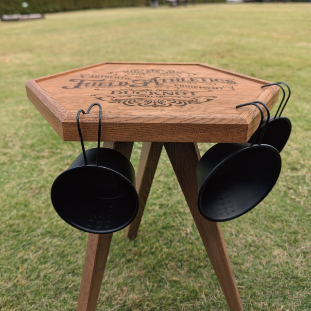 DUCKNOT 三脚テーブル 天然木製 FIELD ATHLETICS(天板のみ) DUCKNOT 直営店