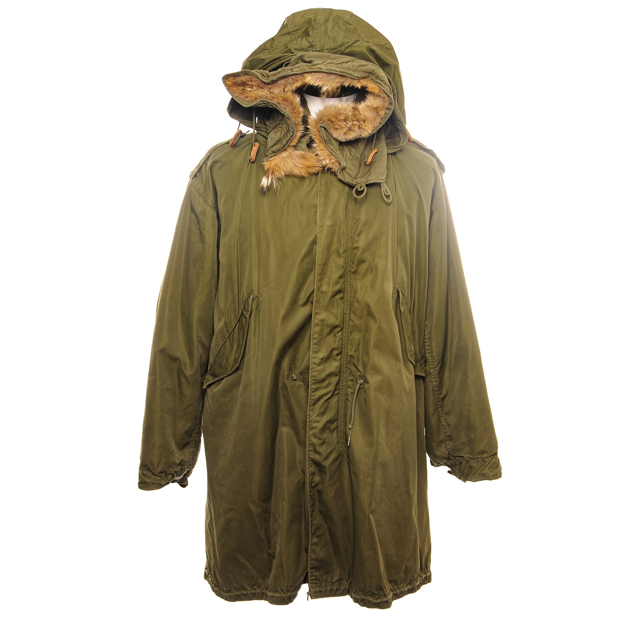 US Army M-1951 M51 Fishtail Parka Complete Coyote Fur 1952 – Rare