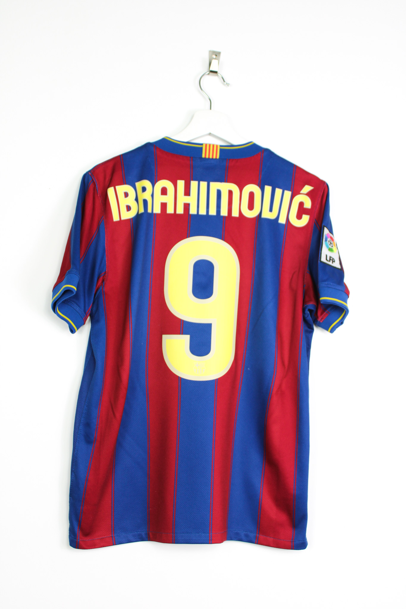 2009-10 FC Barcelona home jersey (#9 IBRAHIMOVIĆ) - S • RB
