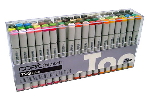 Copic Sketch Marker 72 Color Set C | Rex Art Supplies