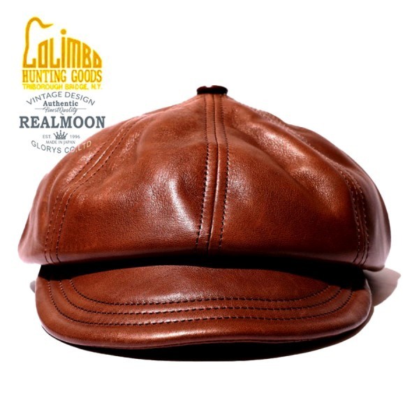 No.ZV0619 COLIMBO レザーキャスケット REAL MOON｜アメカジ・ブランド