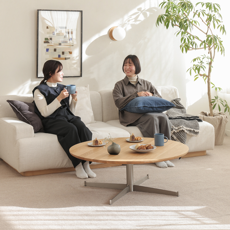 リビングテーブル Pair ラウンド ｜家具・インテリア通販 Re:CENO(リセノ)