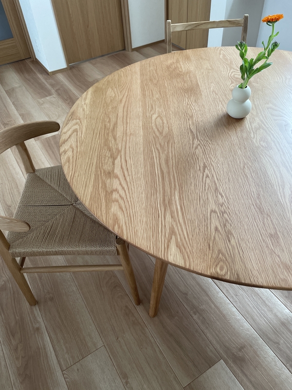 現行品］大川家具 円卓 ラウンドテーブル 120cm 直接引渡可 現行品