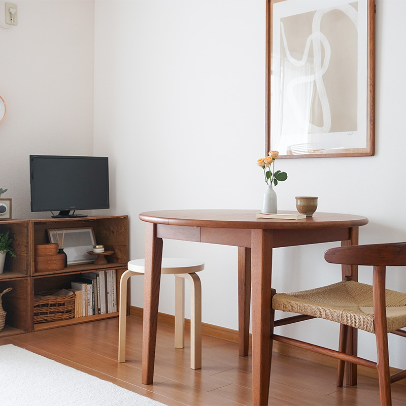 伸長式ダイニングテーブル folk Jr. ｜家具・インテリア通販 Re:CENO