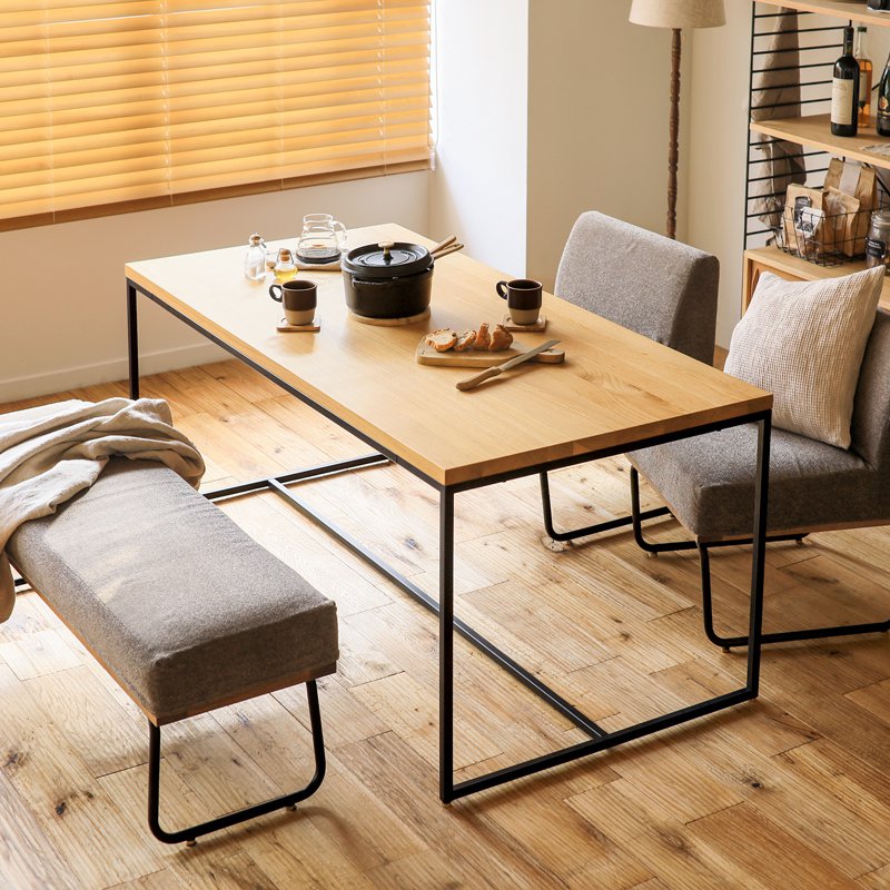 160ダイニングテーブル WIRY／NA ｜家具・インテリア通販 Re:CENO(リセノ)