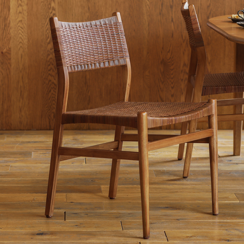 ダイニングチェア WICKER／BR ｜家具・インテリア通販 Re:CENO(リセノ)