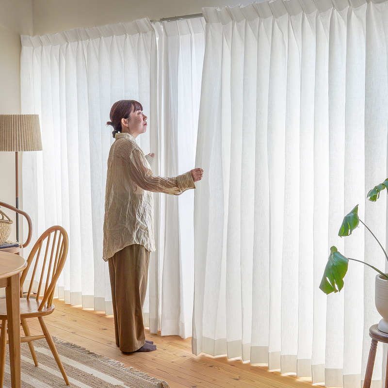 ドレープ-リネンカーテン Mar ｜家具・インテリア通販 Re:CENO(リセノ)
