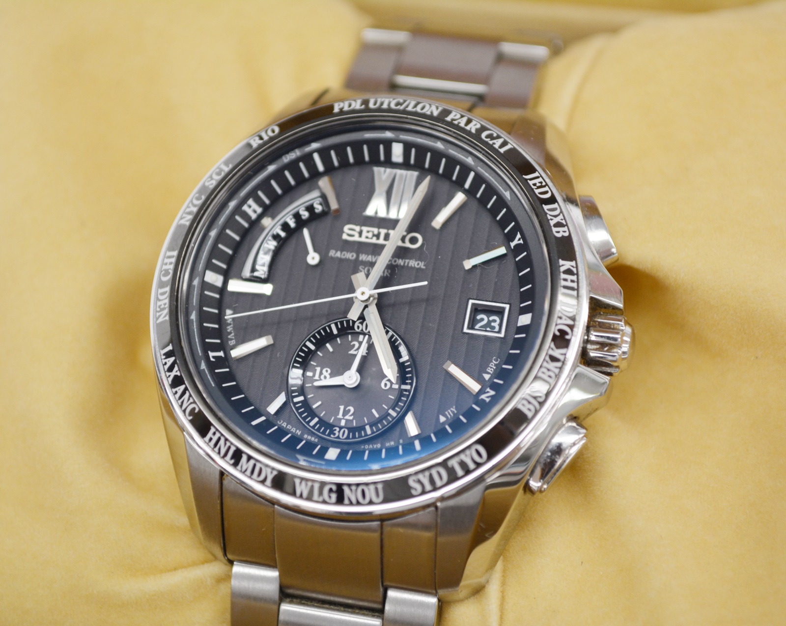 SEIKO セイコー ブライツ ソーラー電波腕時計 SAGA145 8B54-0AW0