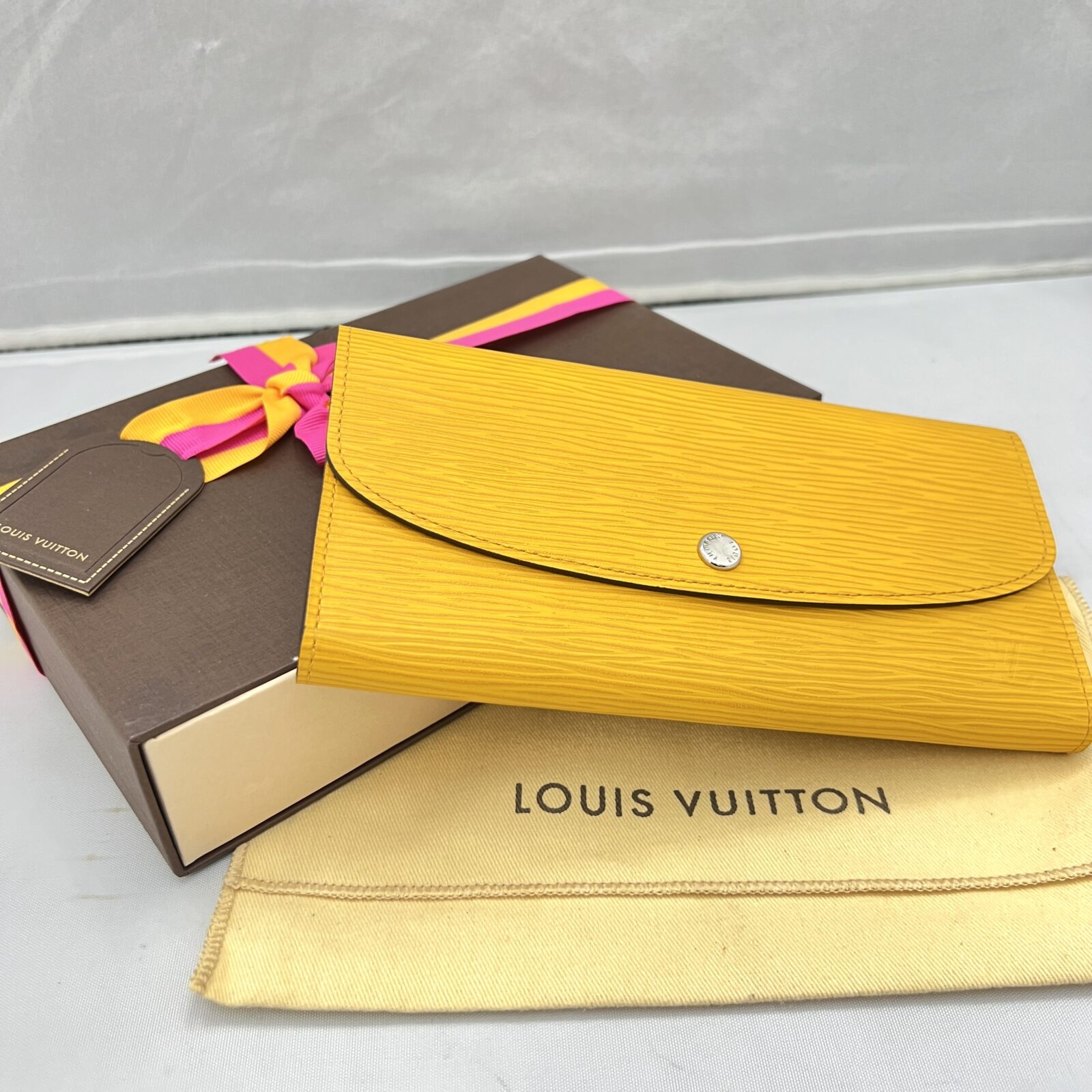 LOUIS VUITTON ポルトフォイユ エミリー エピ イエロー』長財布お売り