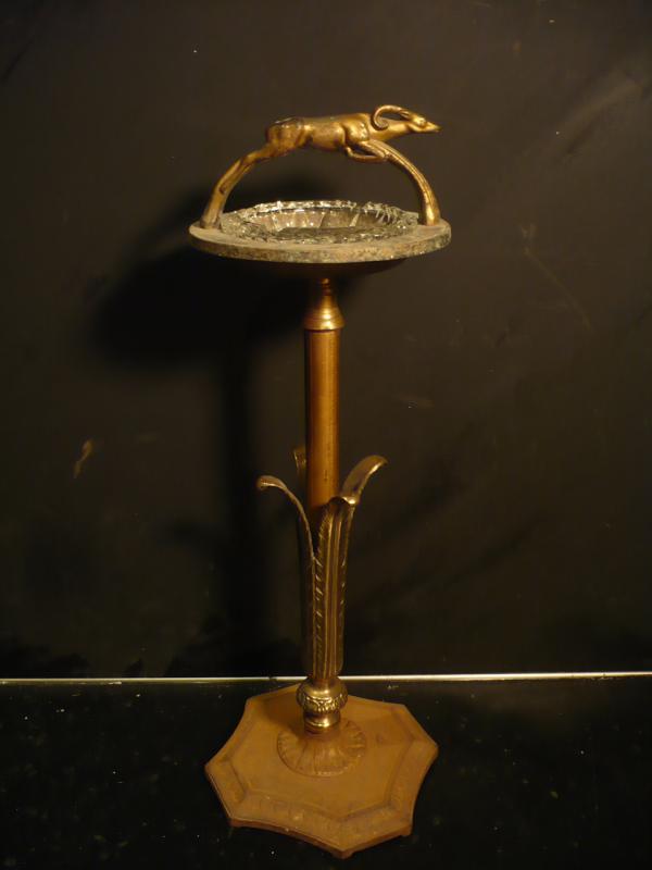 動物灰皿スタンド、アンティークアッシュトレイスタンド LCM 4362