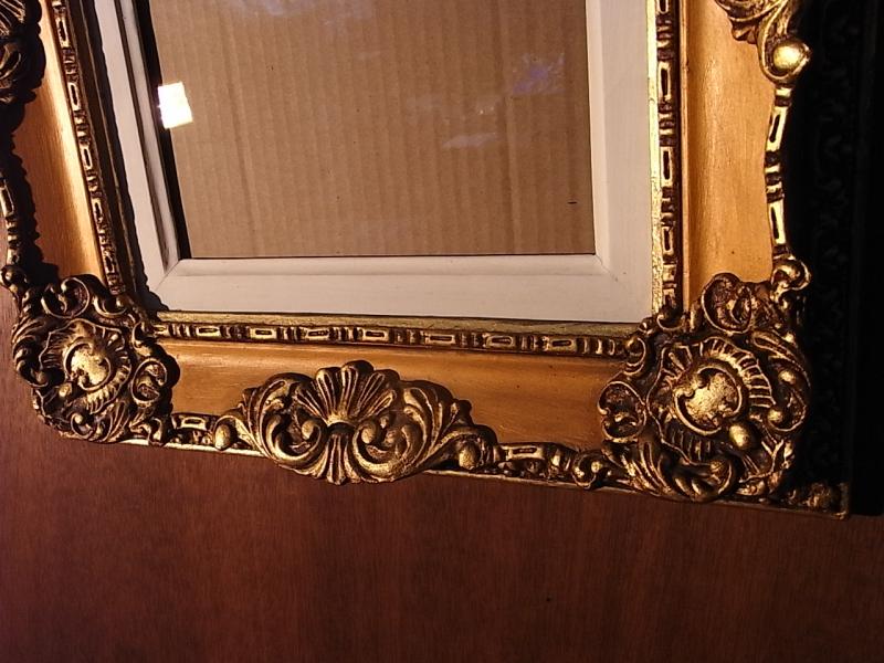 アンティーク ヴィクトリアン様式イタリア製木製ピクチャーフレーム