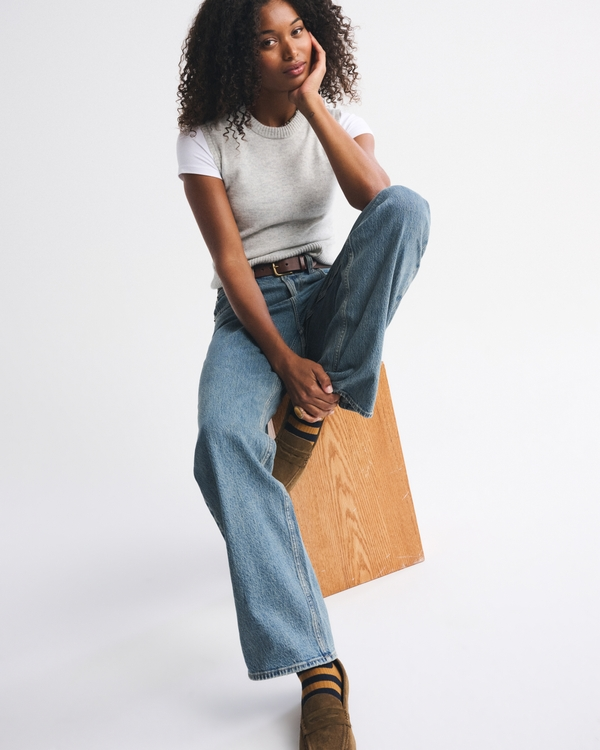 The Frankie Shop + Hailey High-Rise Denim Cargo Pants