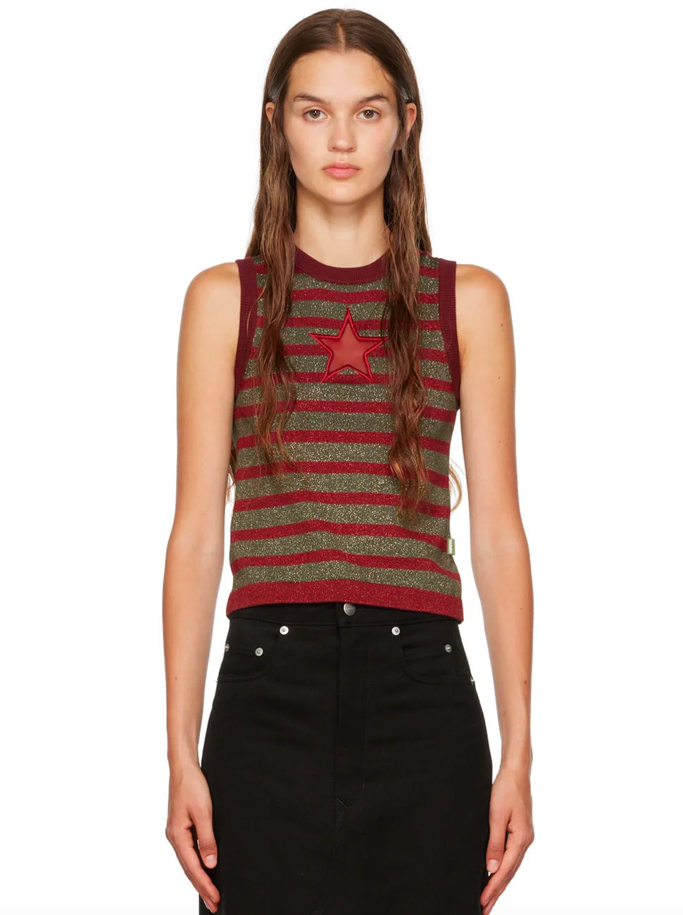 Marc Jacobs Heaven + Red Stripey Star Tank Top