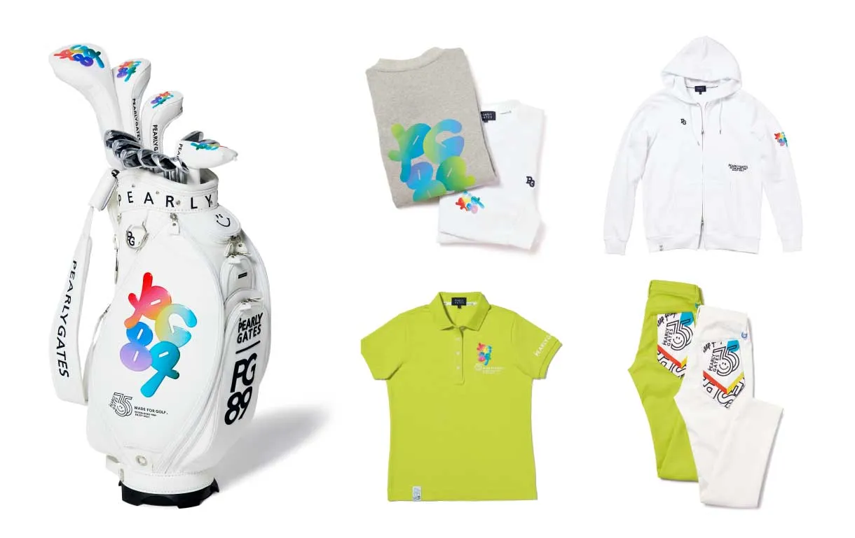 パーリーゲイツ」35周年！ 最新コレクションや特別ロゴ入りアイテムを