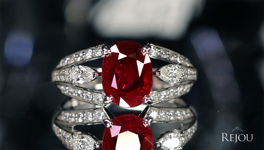 ミャンマー産(ビルマ産)非加熱ピジョンブラッドルビー 2.01ct