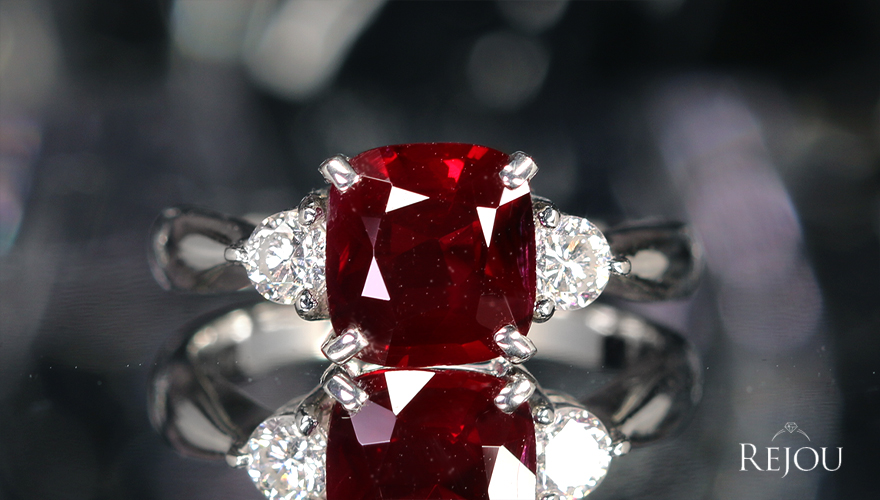 ミャンマー産(ビルマ産)非加熱ピジョンブラッドルビー 2.07ct