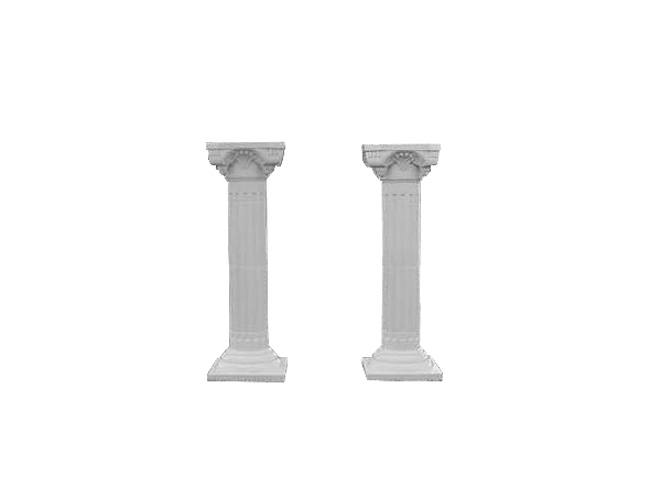 よ*し様 大型 イタリア Telcom社 古代ギリシャ 柱のオブジェ 高さ90