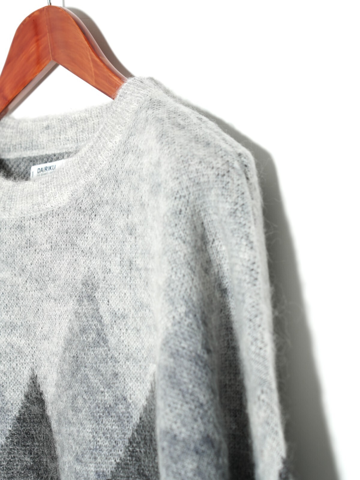 アーガイル モヘア プルオーバーニット - ダイリク レディース