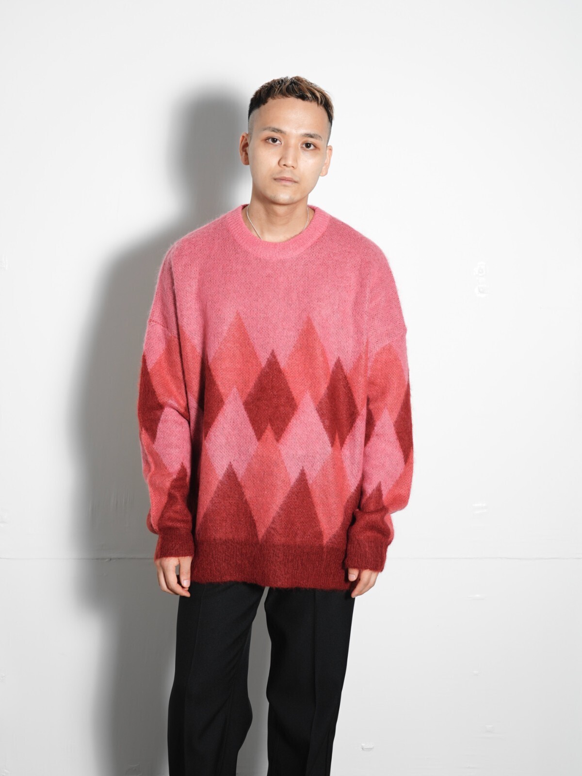 アーガイル モヘア プルオーバーニット - ダイリク レディース