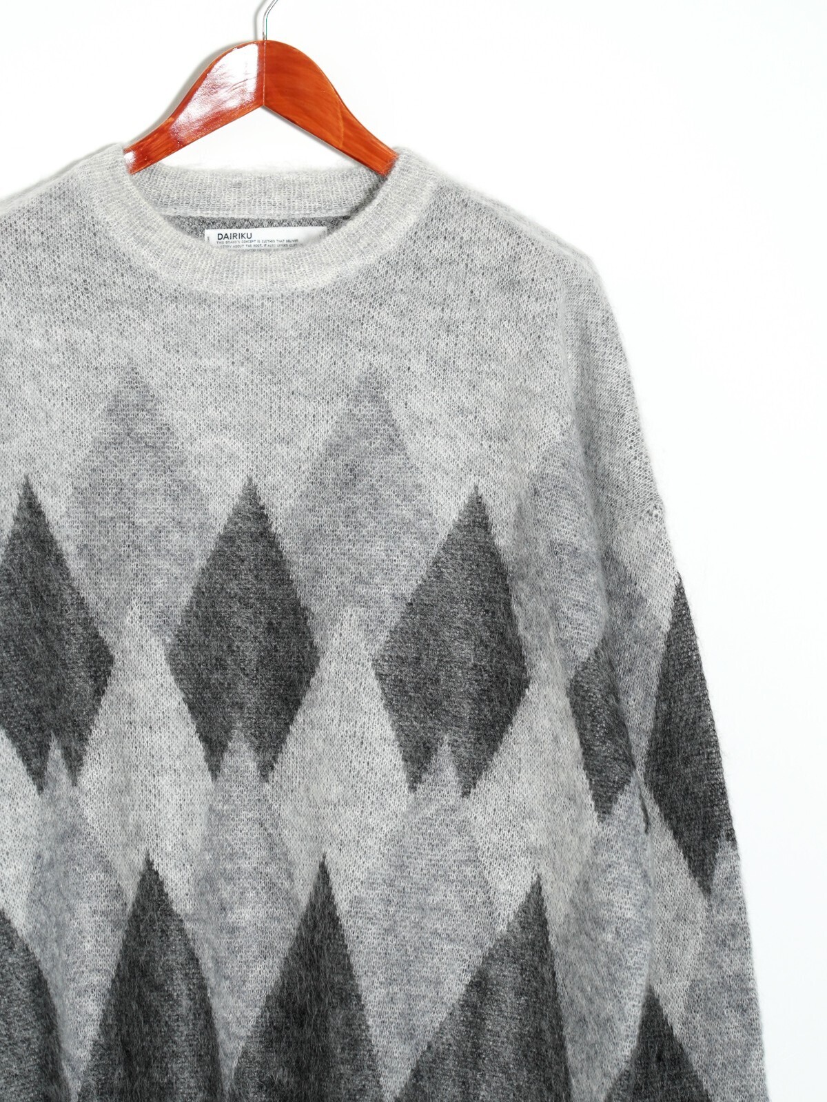 アーガイル モヘア プルオーバーニット - ダイリク レディース