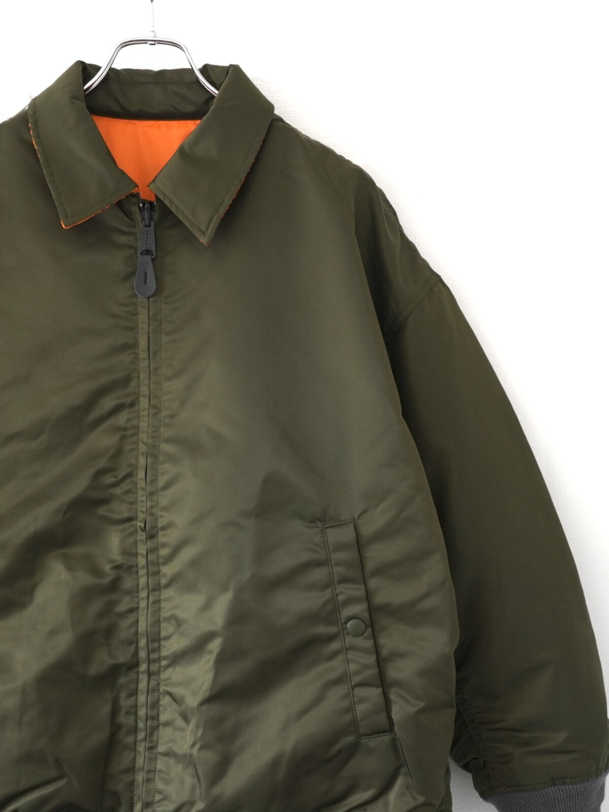 フライトナイロンリバーシブルスウィングトップブルゾン - フレッシュ