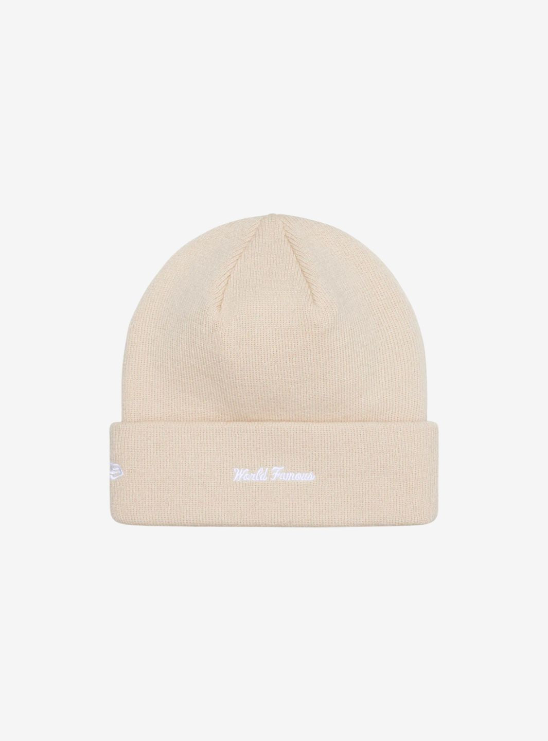 Supreme New Era Box Logo Beanie Stone (FW24) | ResellZone