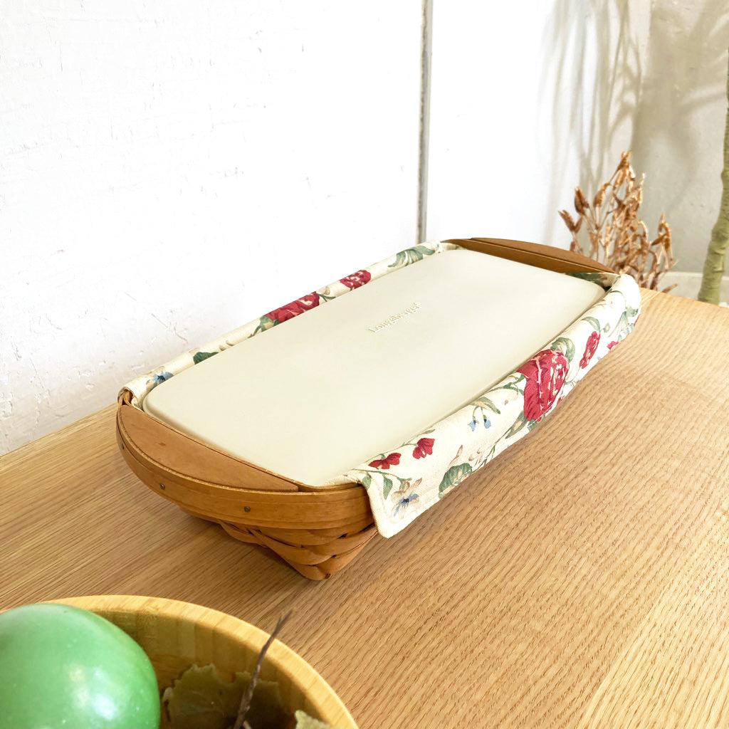 ロンガバーガー / Longaberger バスケット 蓋つきかご 中古