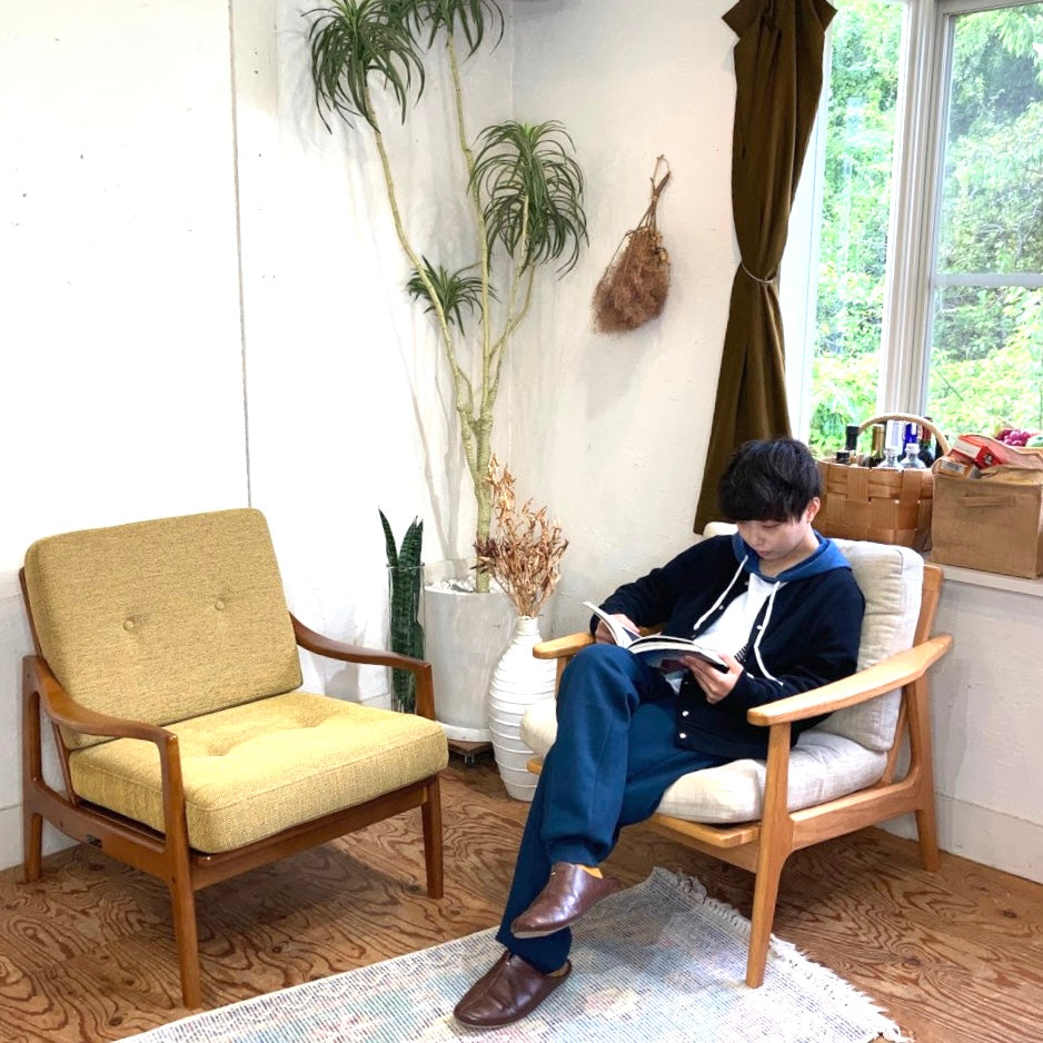 マルニ ロイヤル シャルル 地中海 シングルソファ 1人掛け チェア 1P