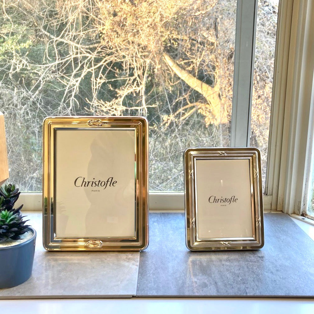 クリストフル / Christofle フォトフレーム エジェア リュバン 9×13 L