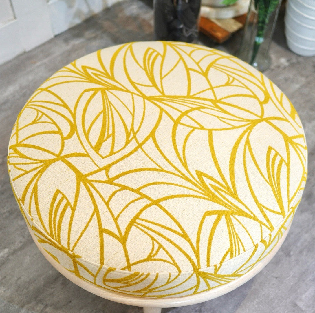 柏木工 / KASHIWA シビル / CIVIL スツール オットマン 中古 ブルー