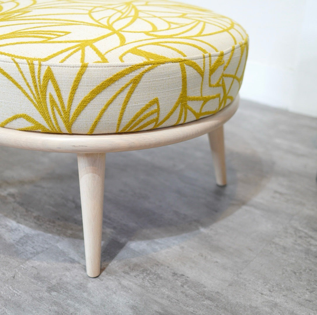 柏木工 / KASHIWA シビル / CIVIL スツール オットマン 中古 ブルー