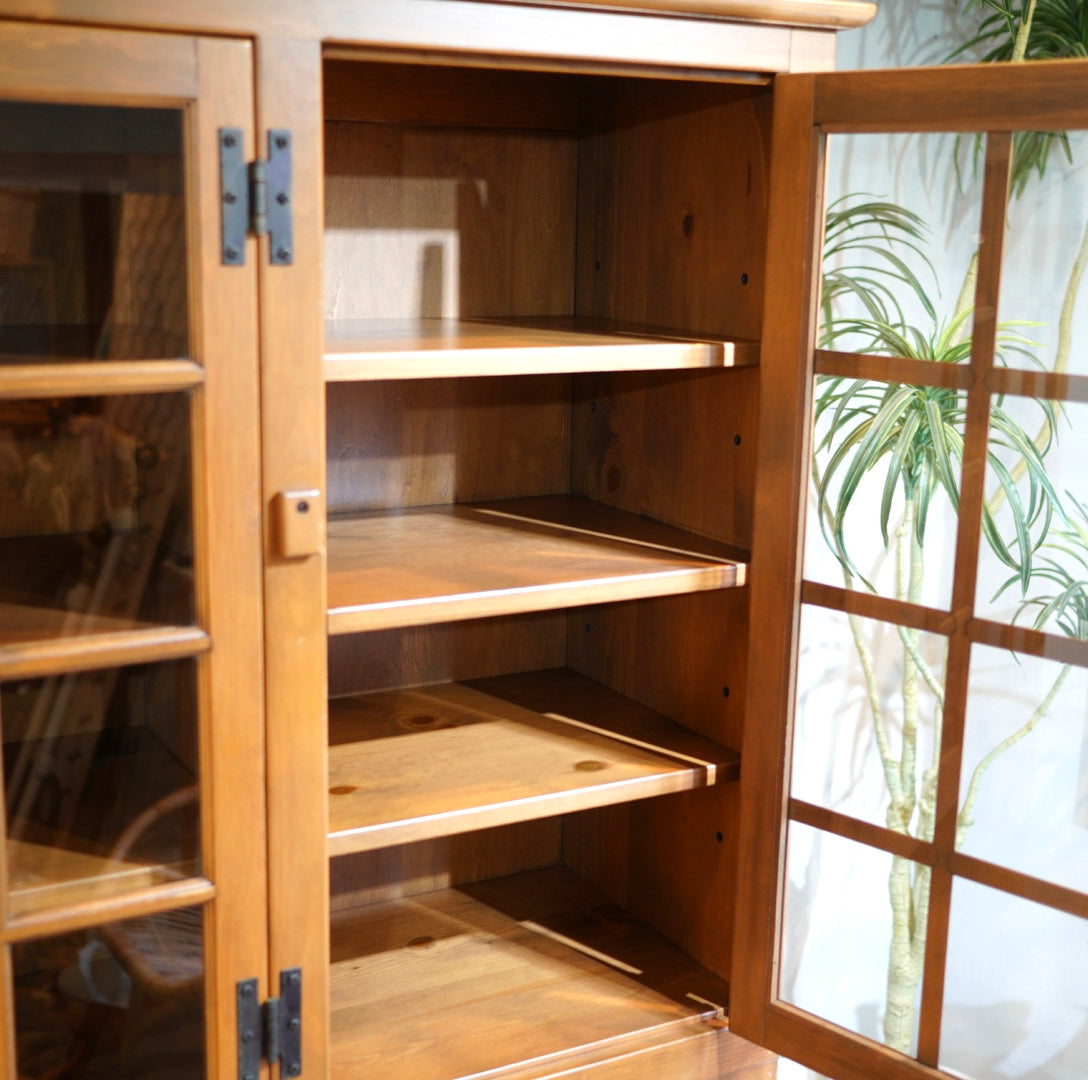 アンファン 食器棚 幅87×奥行37×高さ189cm 引き取り歓迎 神奈川