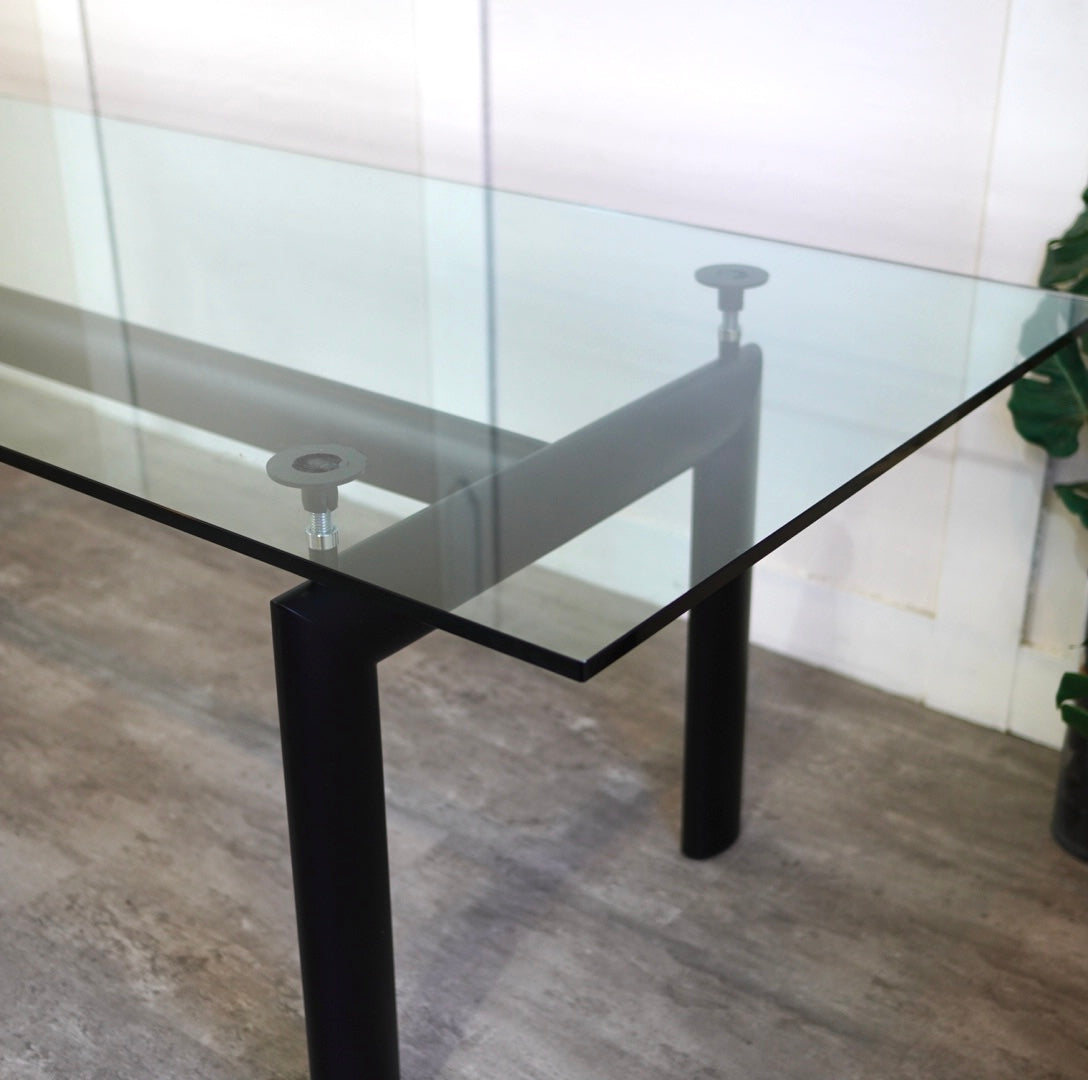 カッシーナ / Cassina 6 TABLE TUBE D'AVION LC6テーブル ガラス